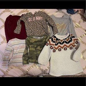 Lot of 2t long sleeve shirts sweater